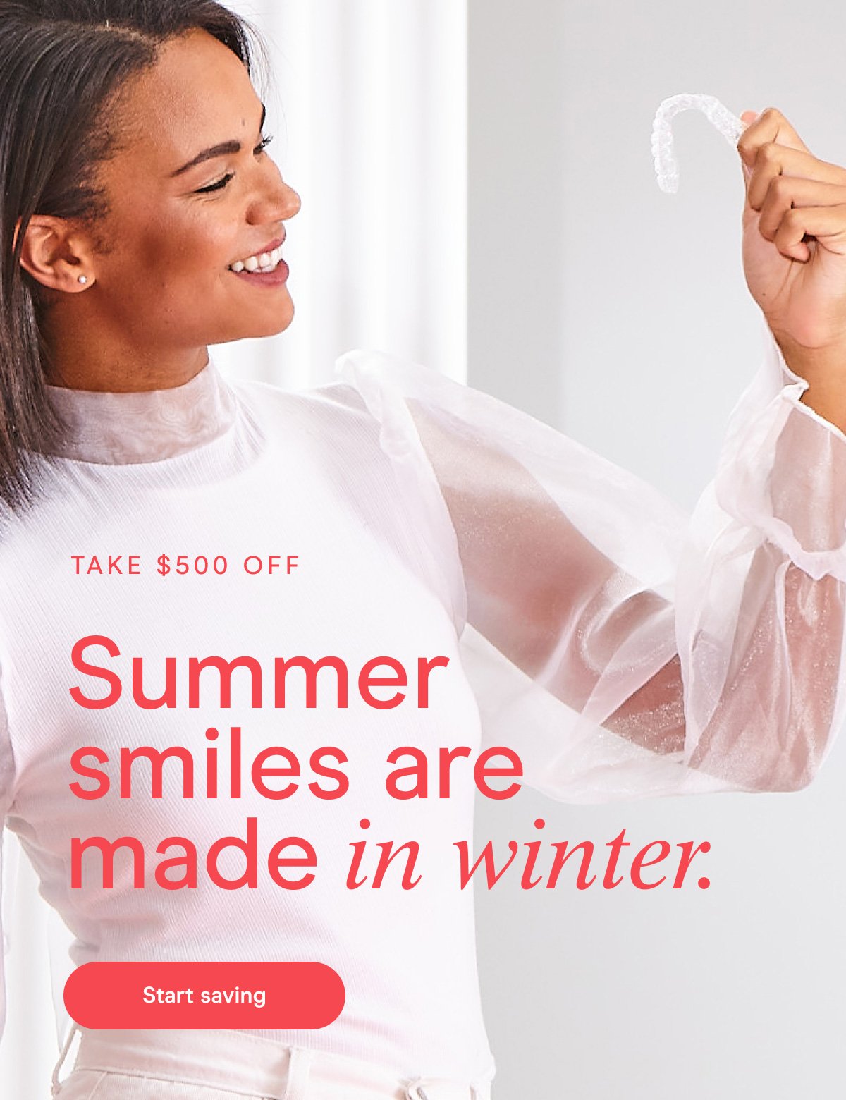 Summer smiles are made in winter: Start saving
