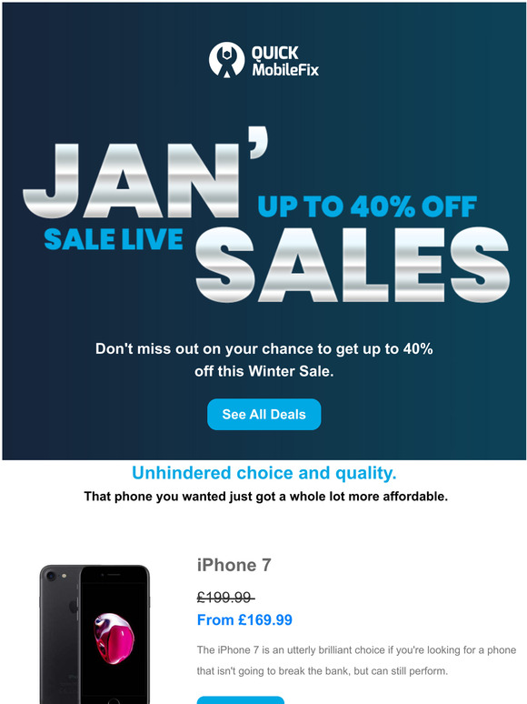 The Winter Sales Are Here ❄