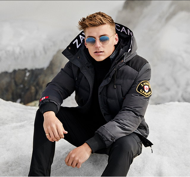 Turvo Puffer Embroidered Hooded Jacket 