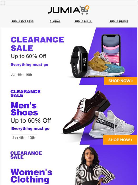 jumia shoes clearance sales