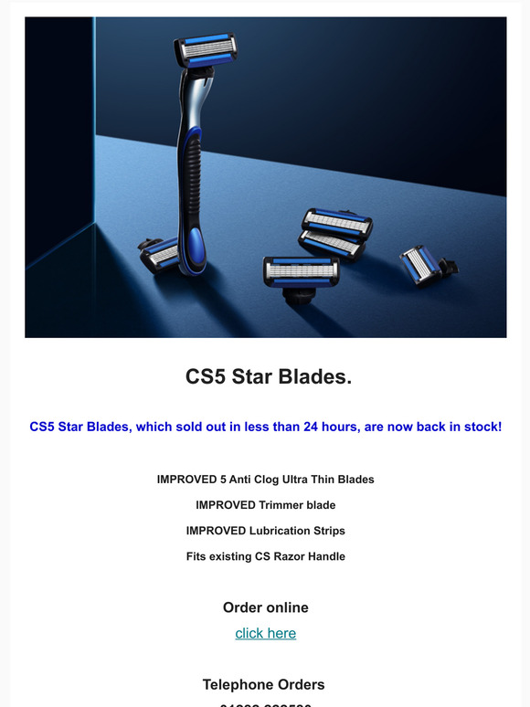 *NEW* Clean Shaven's CS5🌟 Razor blades