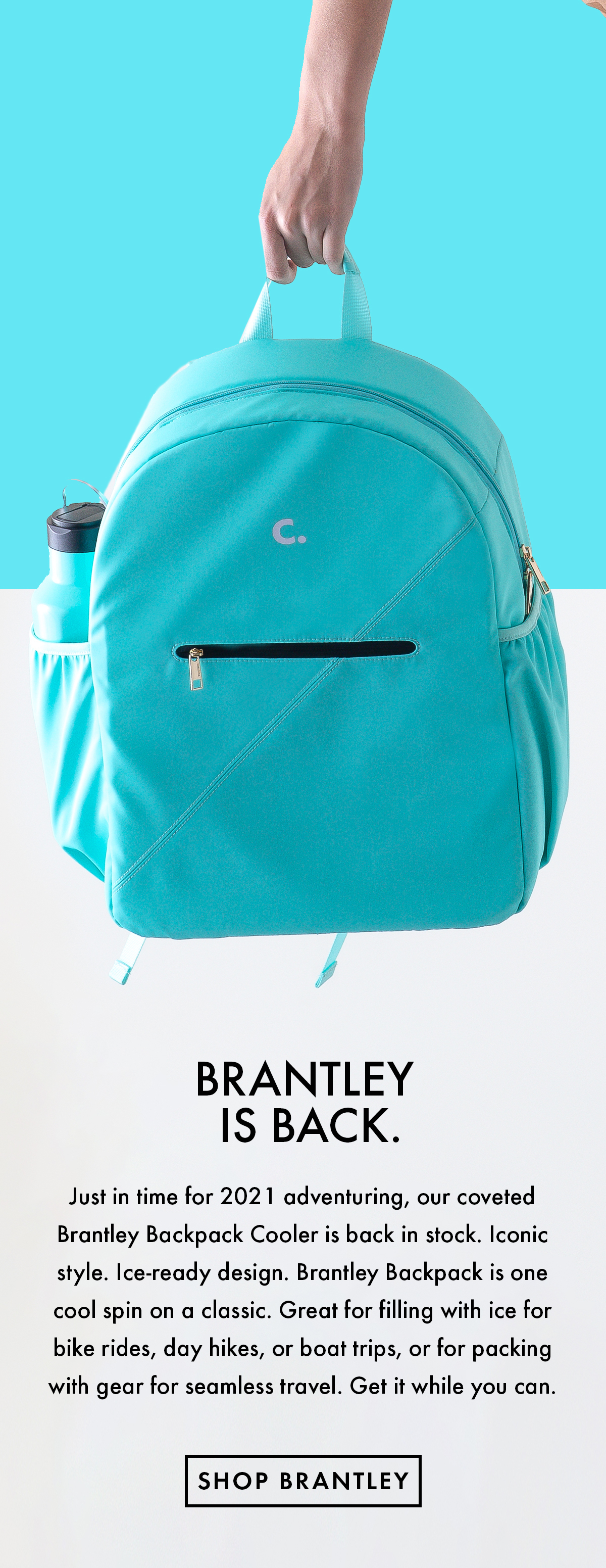 CORKCICLE Now Back in Select Colors Brantley Backpack Cooler. Milled