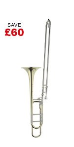 Stagg Professional Bb/F Tenor Trombone, open wrap, L-bore