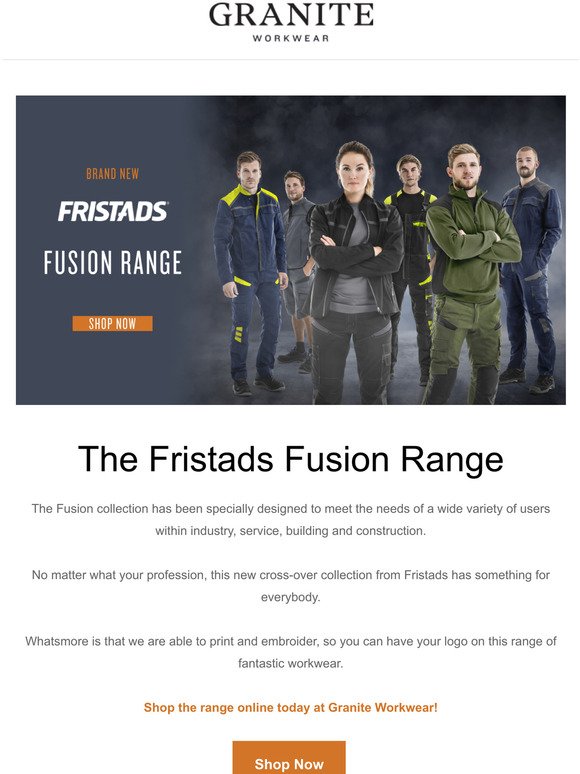 Shop The Fusion Range! High-Quality Clothing From Fristads!