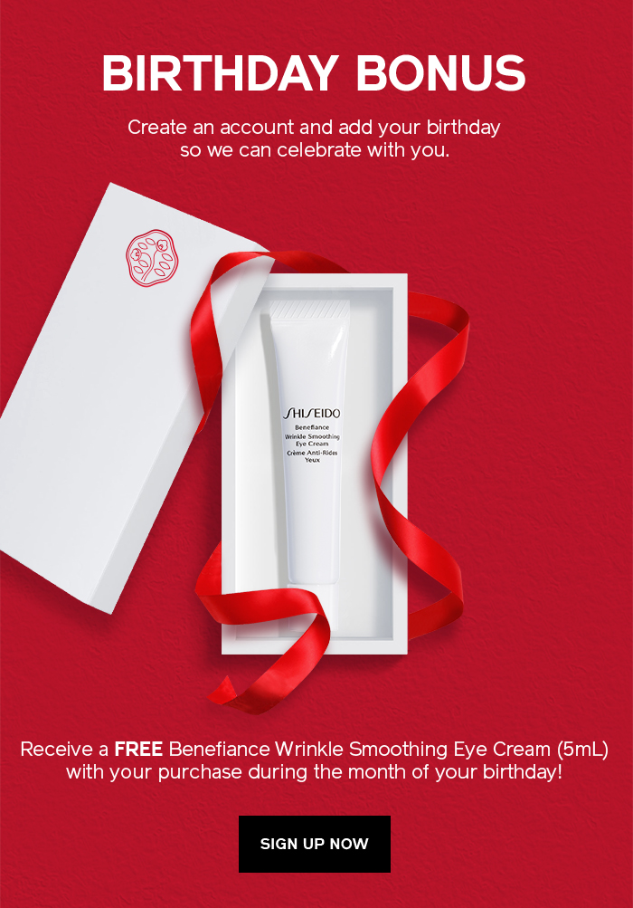 Shiseido Tell Us Your Birthday Get A Free Gift Milled