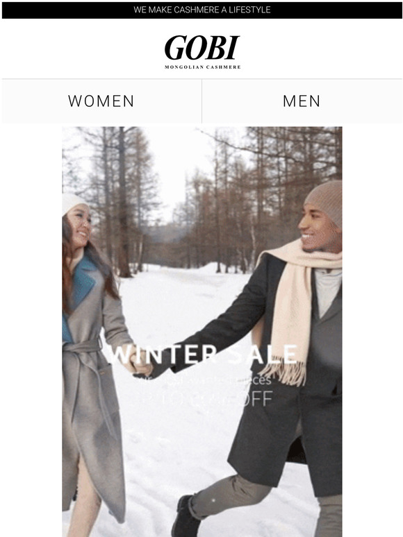 Gobi Mongolian Cashmere USA Winter Sale UP to 60 OFF on bestsellers
