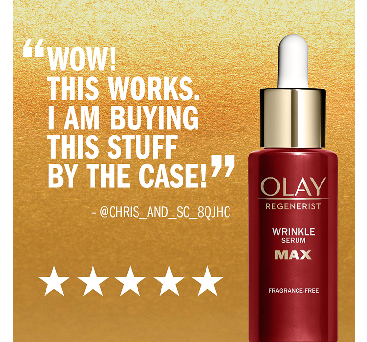 olay wrinkle serum max