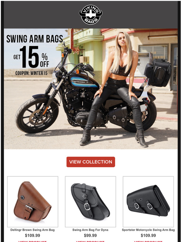 sportster specific motorcycle swing arm bag