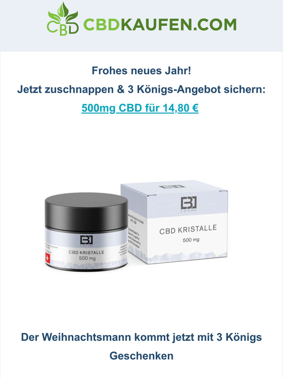 , Ja ist denn noch Weihnachten? Unser CBD-Geschenk für Sie: