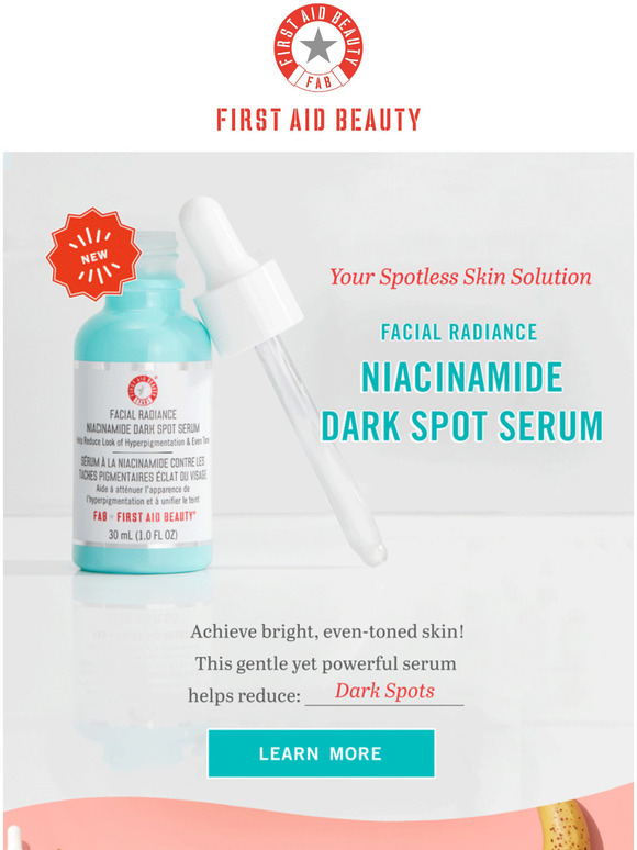 facial radiance dark spot serum