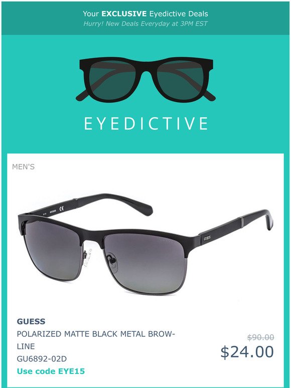 Eyedictive: Tommy Hilfiger $29 | Cole Haan $29 | Porsche $129 | Ray-Ban  Collection from $49 | Le Specs $28 | Kate Spade Polarized $46 | Milled