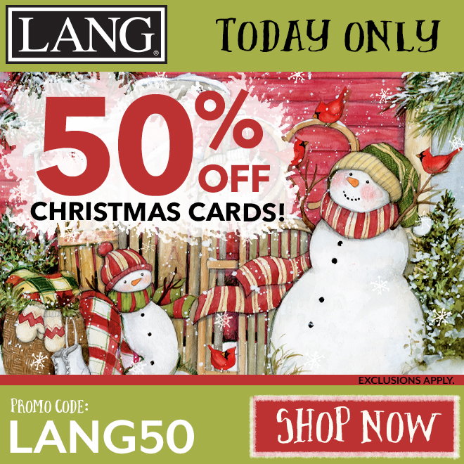 Don't let this offer go COLD! 50 off Christmas Cards