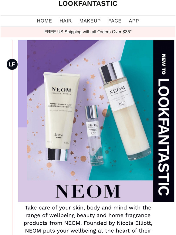 Lookfantastic NEOM Just Landed! Milled