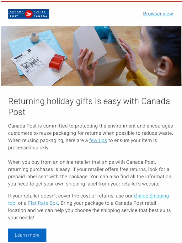 Canada Post Holiday returns Everything you need to know Milled