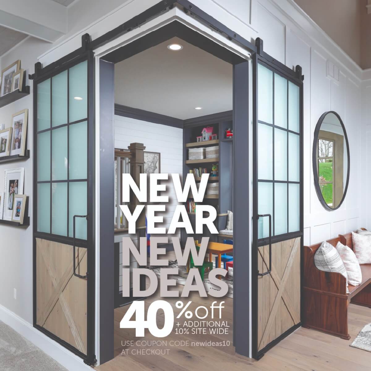 Rustica Hardware New Corner Barn Doors 10 Off Coupon Milled