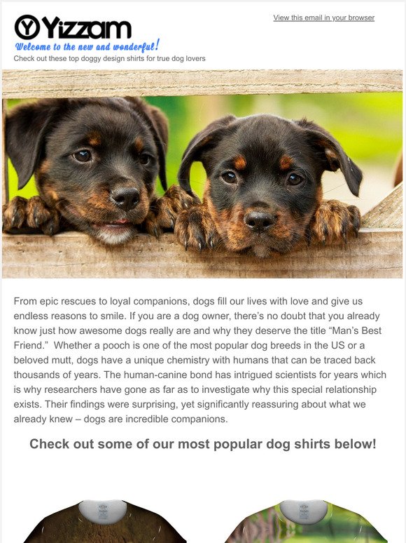Check out these top doggy design shirts for true dog lovers