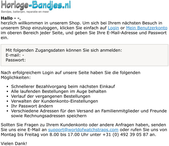 Wilkommen, --