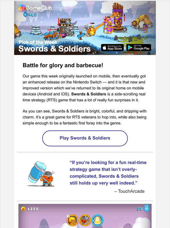 Pick of the Week: Swords & Soldiers