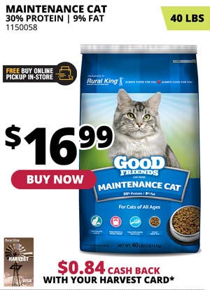 rural king cat food