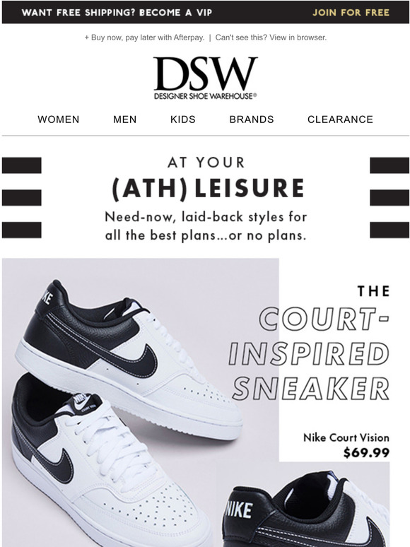 dsw shoes afterpay