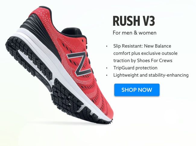 new balance rush v3 slip resistant