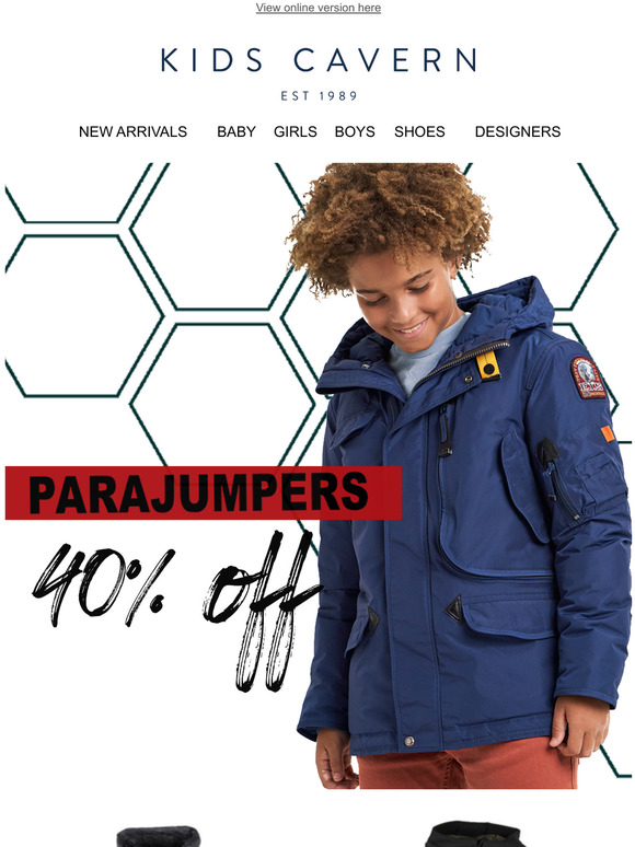 kids cavern parajumper