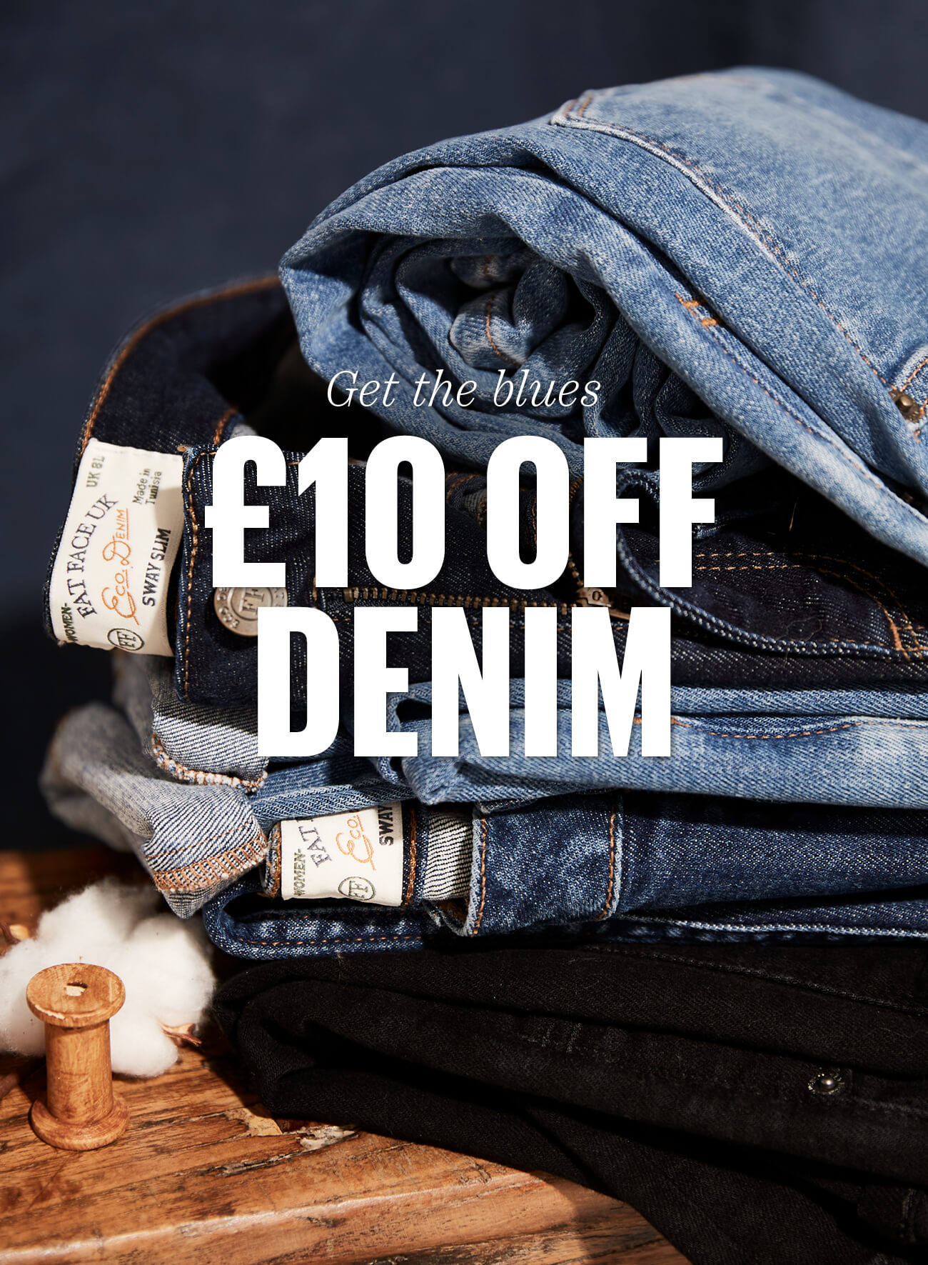 Fat face sway slim jeans Clearance