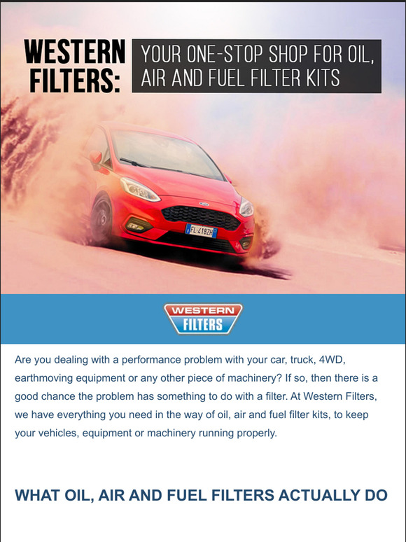western filters Western Filters Your One Stop Shop For Oil, Air And