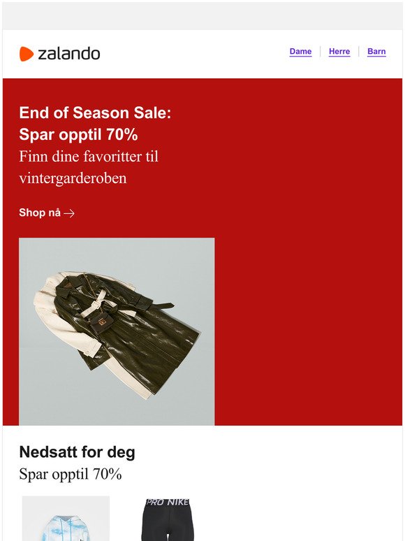 End of Season Sale: Opptil 70% på enda flere varer