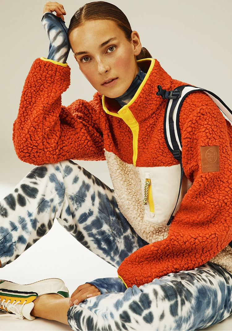 tory burch fleece