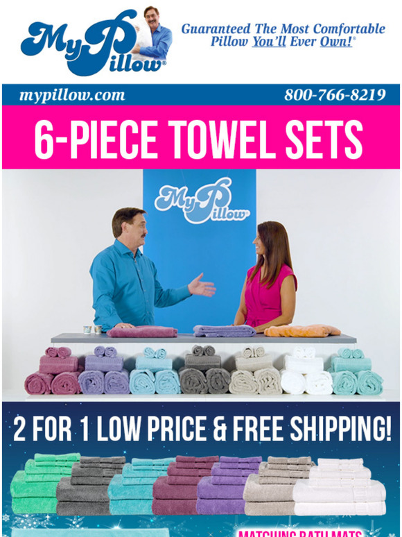 mypillow towels