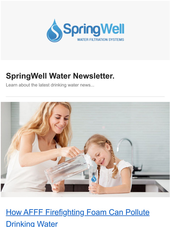 SpringWell Water Filtration Systems Your Water SpringWell Water