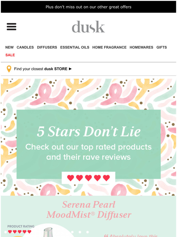 dusk The reviews are in! Check out our top rated products ⭐ Milled