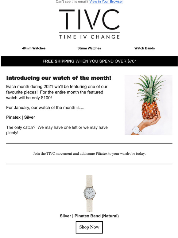 Introducing our Watch of the Month