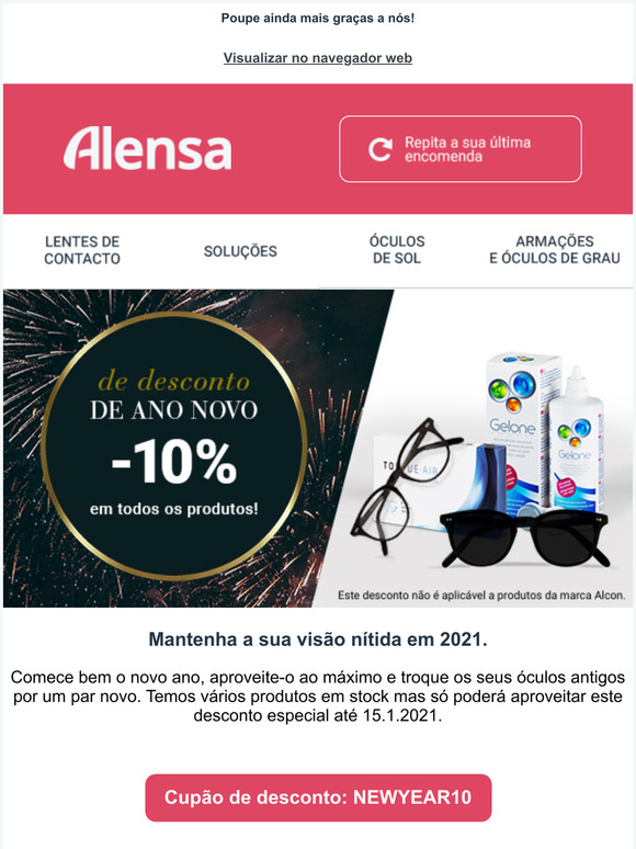 Mantenha a sua visão nítida graças às nossas promoções todo o ano.