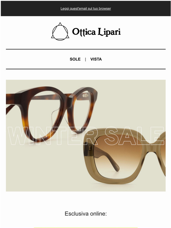 ❄ WINTER SALE: -25% su sole e vista