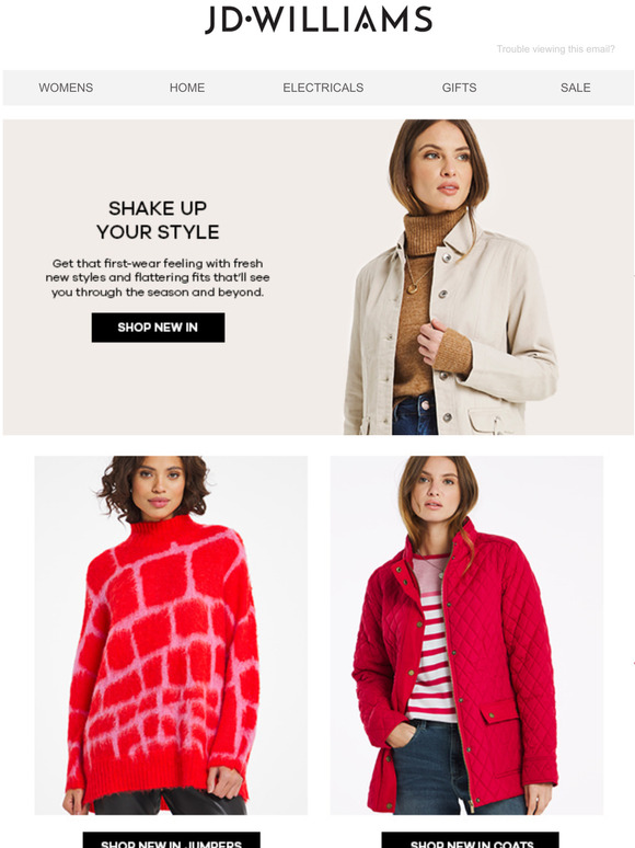 jd williams sale coats