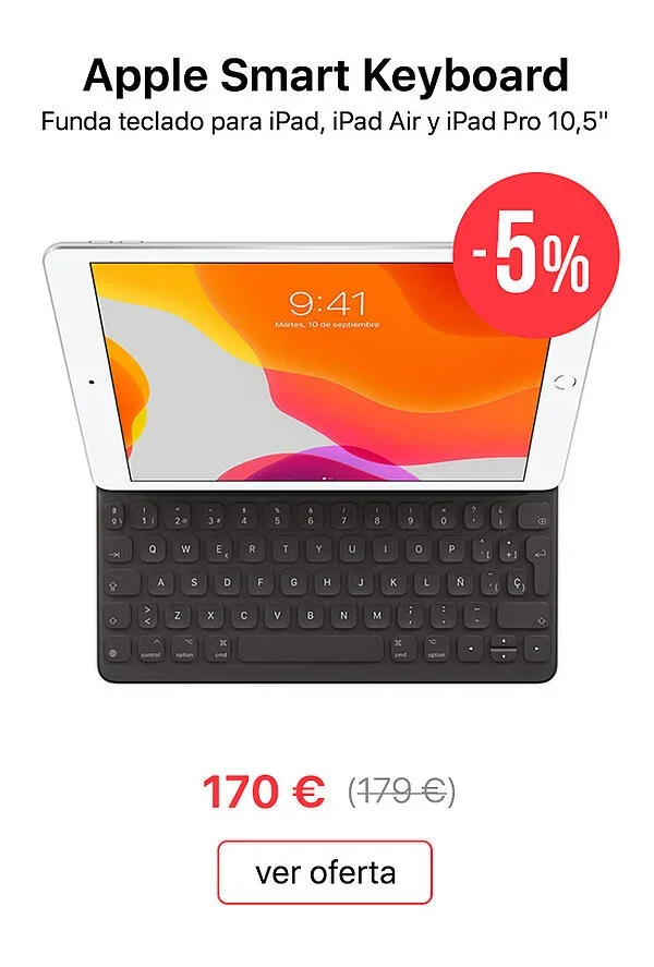 apple smart keyboard ipad funda teclado