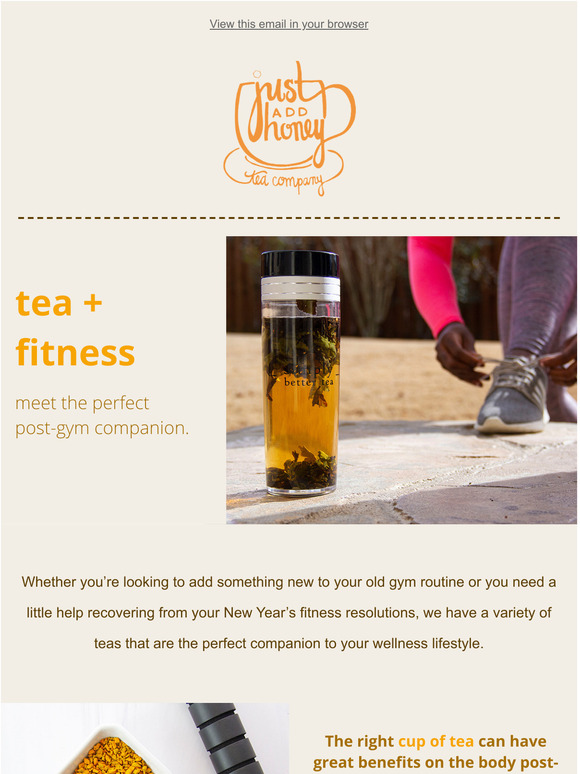 your workout routine + tea 💪