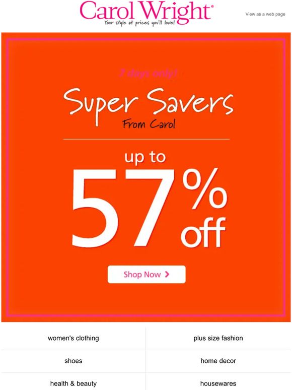 Dr. Leonard's Healthcare/Carol Wright Gifts Up to 57 OFF! Limited