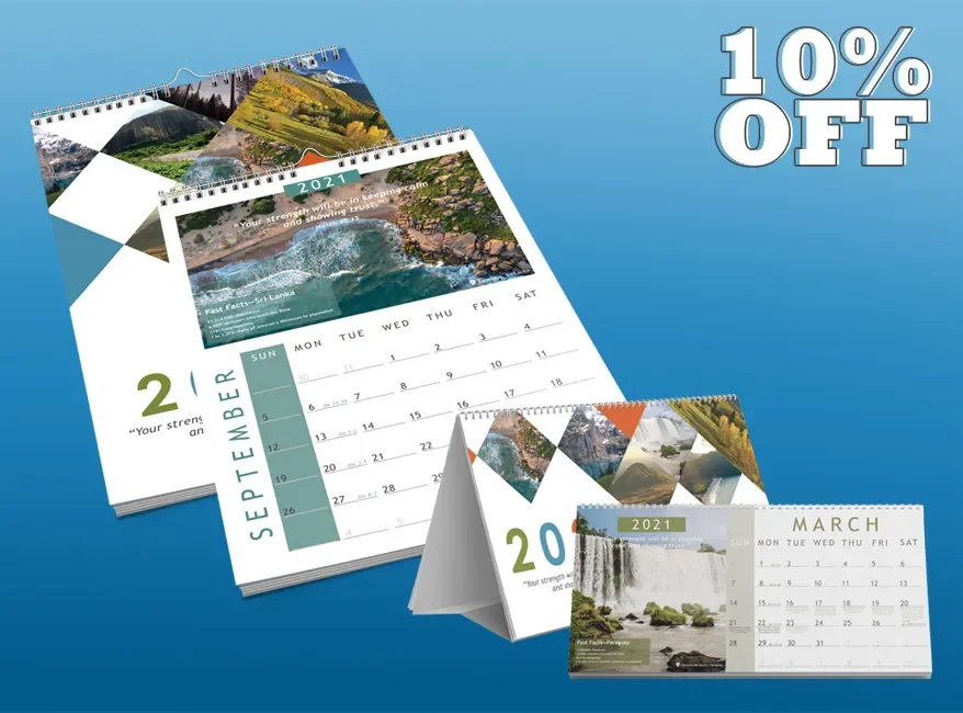 wall and desk calendars