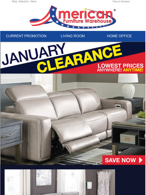 American Furniture Warehouse Clearance