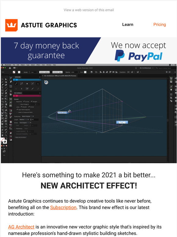 Astute Graphics: New Architect Effect for Adobe Illustrator ⤵ | Milled