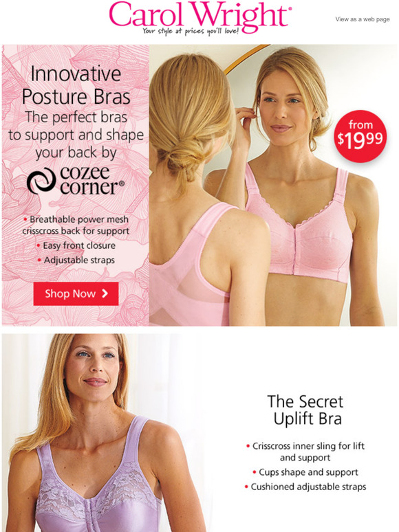 Dr. Leonard's Healthcare/Carol Wright Gifts Cozee Corner® Posture Bras