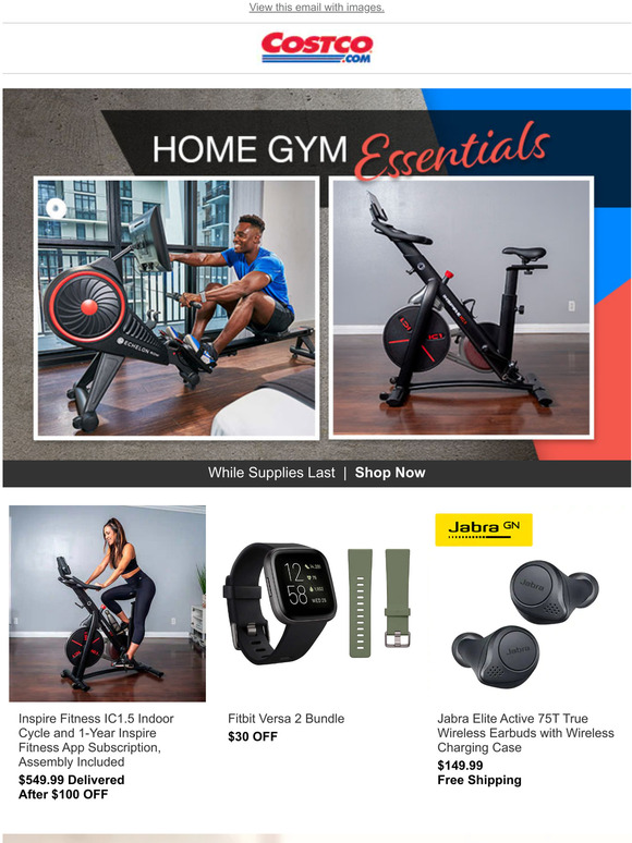 Costco Keep on Track This Year with Home Gym Essentials and Health