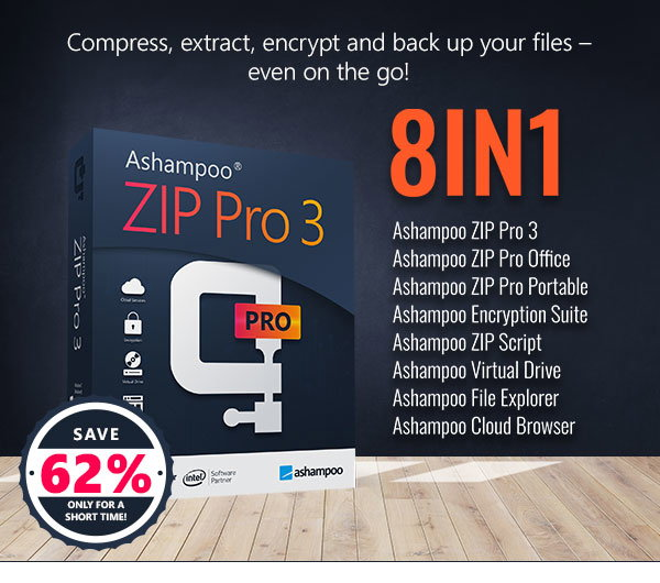 for iphone instal Ashampoo Zip Pro 4.50.01 free