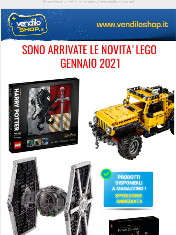 Vendiloshop.it - Novità LEGO Gennaio 2021! Non lasciarteli scappare