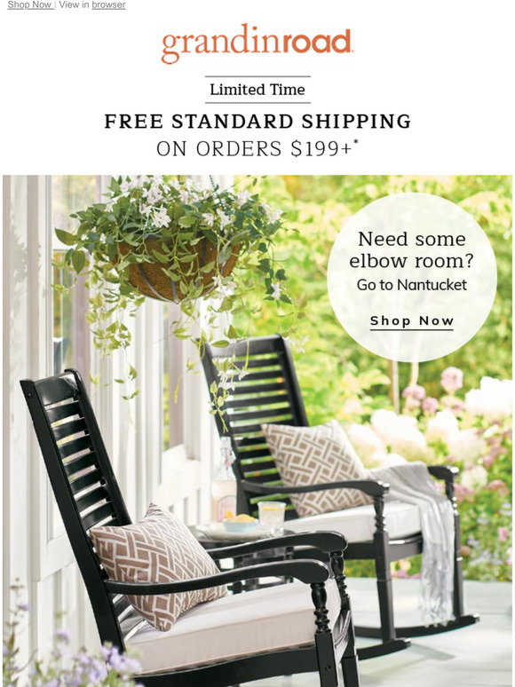 grandin road Be first FREE Shipping starts now (even on 100s of NEW