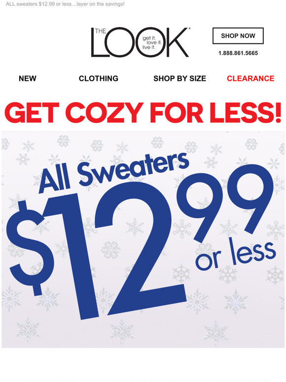 Cozy Couture Looks Just $12.99 (or less)!