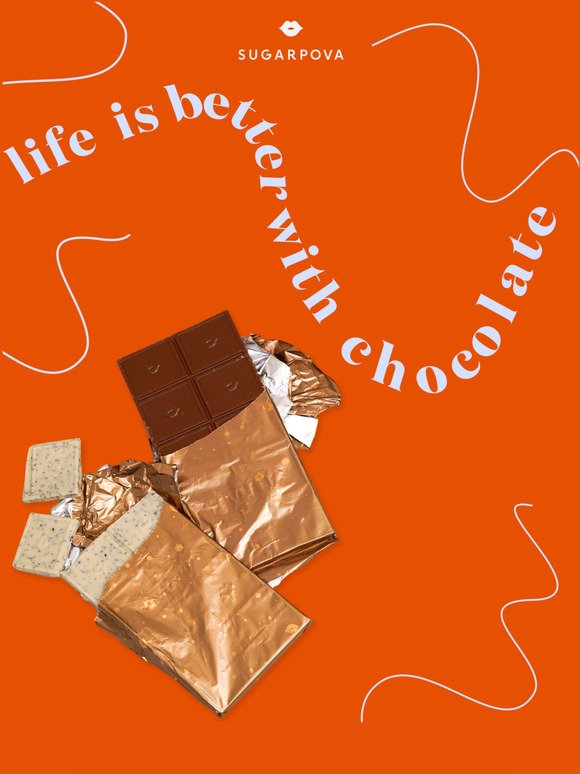 The Magic Words: FREE.CHOCOLATE. 🍫